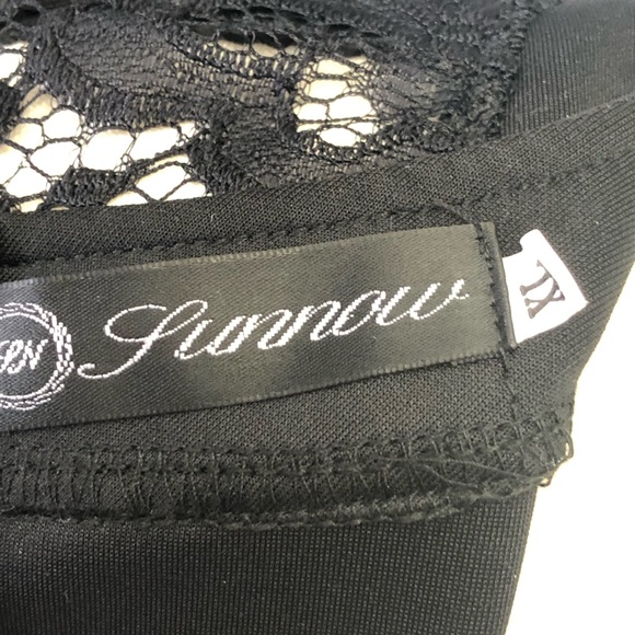 ▪️SUNNOW Women's Sleeveless Lace Patchwork A Line Short Mini Casual Dress▪️ - Picture 10 of 11